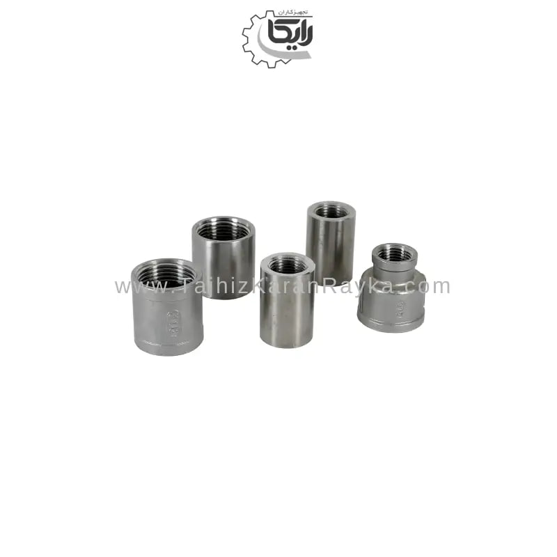 خرید اتصالات دنده‌ای استیل بوشن دنده ای