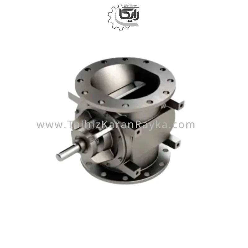 شیر چرخشی (Rotary Valve) یکی از انواع شیرآلات صنعتی